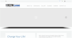 Desktop Screenshot of deltininstitute.com