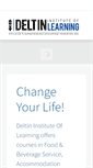 Mobile Screenshot of deltininstitute.com